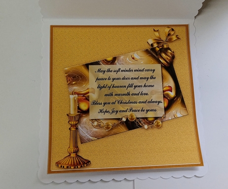 Golden Christmas Scenes by Jackie Odonnell