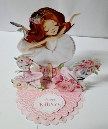 Prima Ballerina 2 Triple Easel Card Mini Kit by Jackie Odonnell