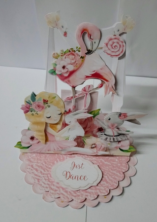 Prima Ballerina 4 Triple Easel Card Mini Kit by Jackie Odonnell