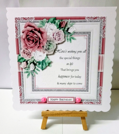 Floral Rose Bumper Card Kit3 by Jackie Odonnell