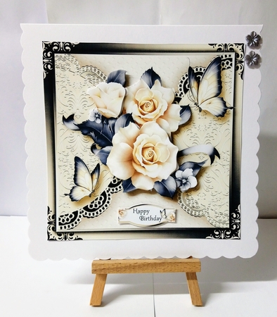 Soft Ivory Roses by Jackie Odonnell