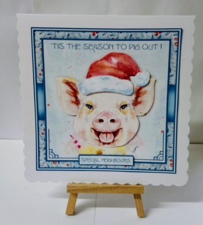 Christmas Pig Mini Kit by Jackie Odonnell