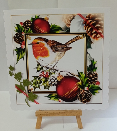 8x8 the Christmas robin choice of scenes mini kit by Jackie Odonnell
