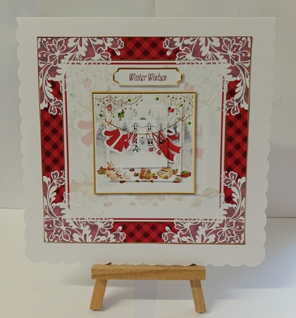 Christmas Santa is Here Topper 1 by Jackie Odonnell