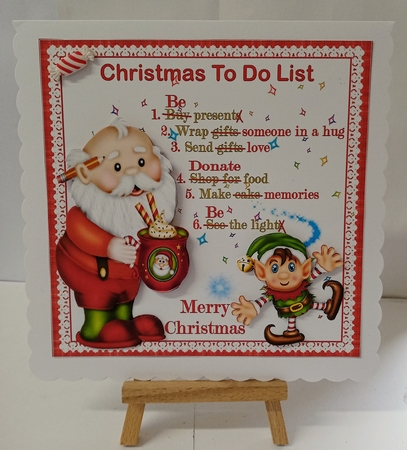 8x8 Christmas to do list mini kit by Jackie Odonnell