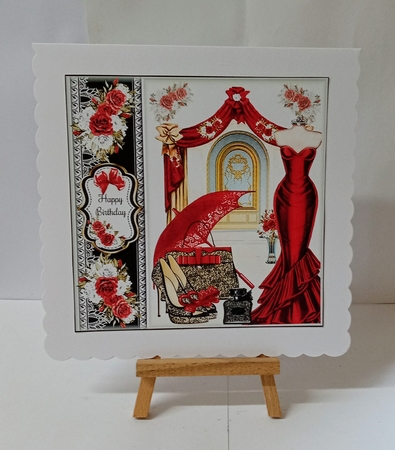 The Red Dress Mini Page Kit by Jackie Odonnell