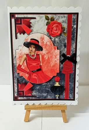 Red Portait by Jackie Odonnell