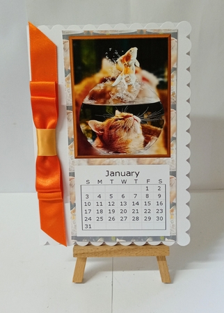Cat in Fish Bowl - 2021 Calendar by Jackie Odonnell