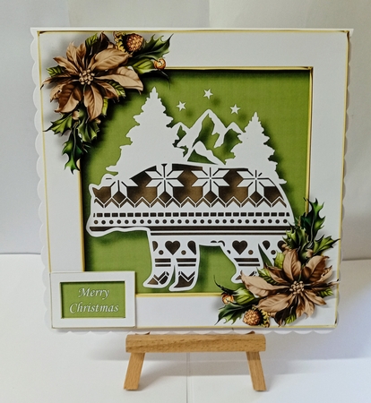 Christmas Faux Paper Cut Bumper Kit 3 by Jackie Odonnell