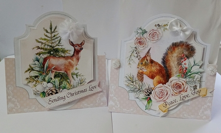 Gentle Winter Selection Box 10 Cards & Envelope Set by Jackie Odonnell