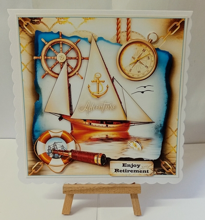 Male Card Sailing Themed Mini Kit by Jackie Odonnell