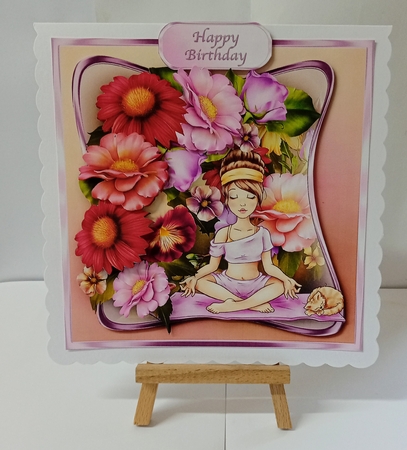 Relax - Decoupage Card Mini Kit by Jackie Odonnell