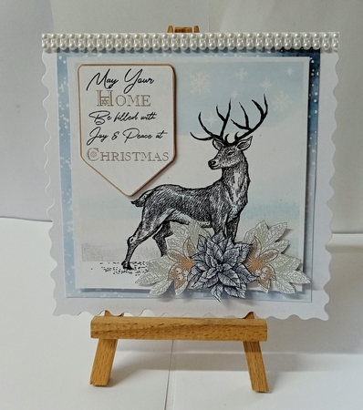 More Than Words Can Say Christmas 1 Card Front and Inserts Kit by Jackie Odonnell