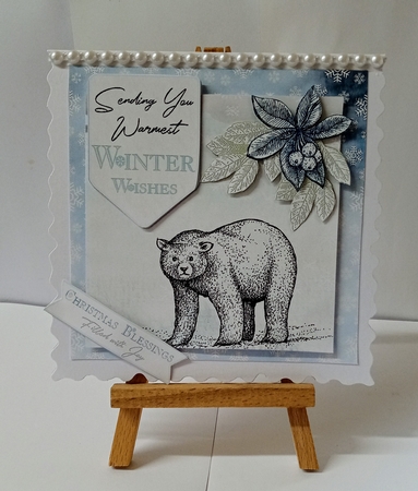 More Than Words Can Say Christmas 3 Card Front and Inserts Kit by Jackie Odonnell