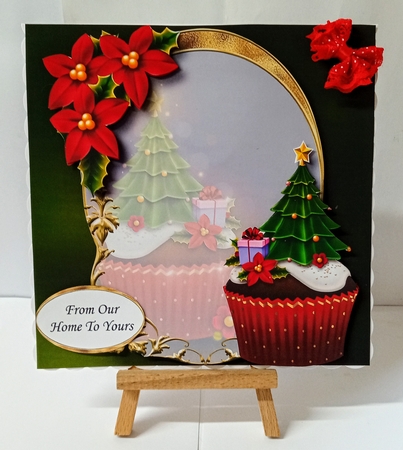 Golden Christmas Arch - Tree Cupcake by Jackie Odonnell