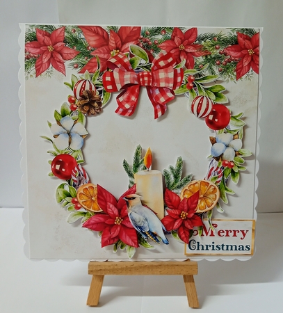 Merry & Bright 1 Wreath Decorations/Card Toppers. by Jackie Odonnell