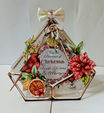 Gentle Winter 3d Terrarium Cards & Envelopes Kit by Jackie Odonnell