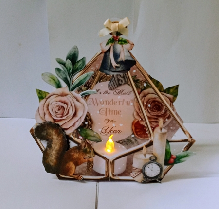 Gentle Winter 2 3d Terrarium Cards & Envelopes Kit by Jackie Odonnell