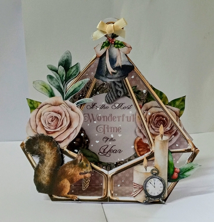 Gentle Winter 2 3d Terrarium Cards & Envelopes Kit by Jackie Odonnell