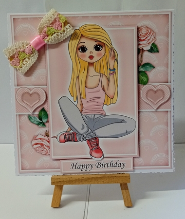 Cute Girl 1 Mini Kit With Ages 12 to 18 Yrs by Jackie Odonnell