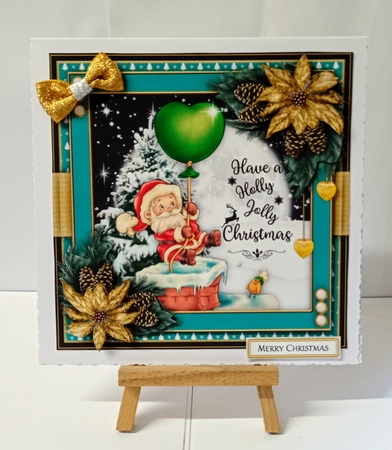 Holly Jolly Santa Bumper Card Kit by Jackie Odonnell