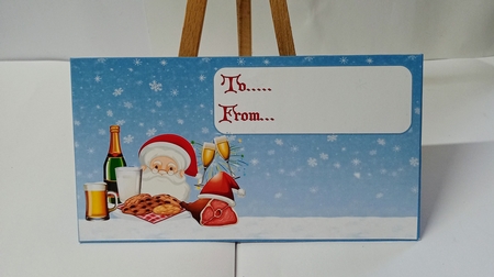 Christmas wishes money envelope by Jackie Odonnell