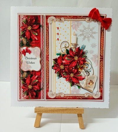 Quilling & Poinsettia Christmas Mini Page Kit    by Jackie Odonnell