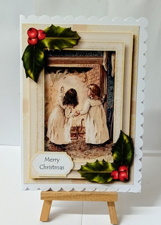 Vintage Christmas Natural 1 by Jackie Odonnell