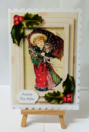 Vintage Christmas Natural 2 A5 by Jackie Odonnell