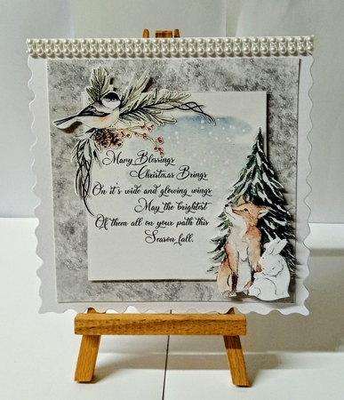 More Than Words Can Say Christmas 8 Card Front and Inserts Kit by Jackie Odonnell