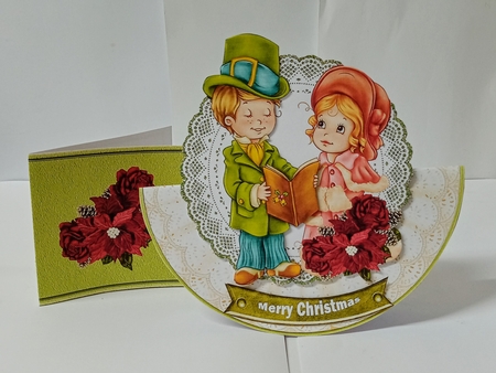 Carol Singers Rocker Card by Jackie Odonnell