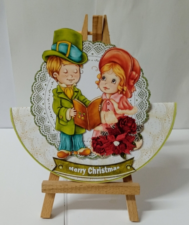 Carol Singers Rocker Card by Jackie Odonnell