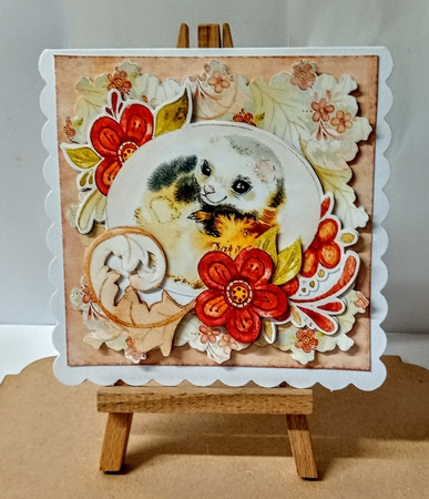 Fuzzie Wuzzies 1 Card Front and Inserts Kit by Jackie Odonnell