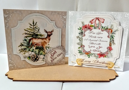 Gentle Winter Selection Box 10 Square Cards & Envelope Set by Jackie Odonnell