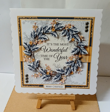 Christmas Wreaths2 Mini Card Kit by Jackie Odonnell