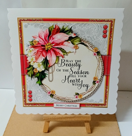 Christmas Wreaths3 Mini Card Kit by Jackie Odonnell
