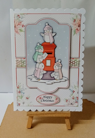 Penguin Post Box A5 Mini Kit by Jackie Odonnell