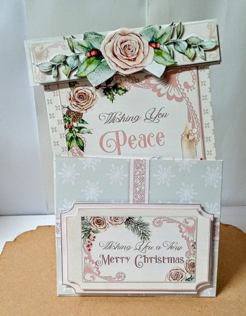 Gentle Winter Gift Box Surprise Card by Jackie Odonnell