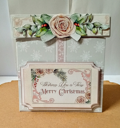 Gentle Winter Gift Box Surprise Card by Jackie Odonnell