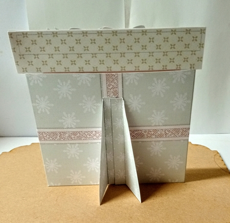 Gentle Winter Gift Box Surprise Card by Jackie Odonnell