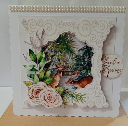 A Picture of Winter 3 3d Layered Card Fronts by Jackie Odonnell