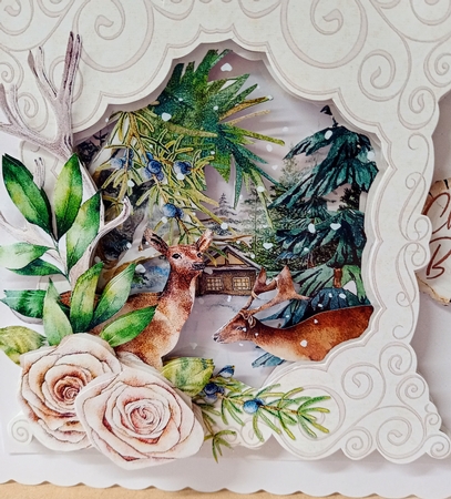 A Picture of Winter 3 3d Layered Card Fronts by Jackie Odonnell