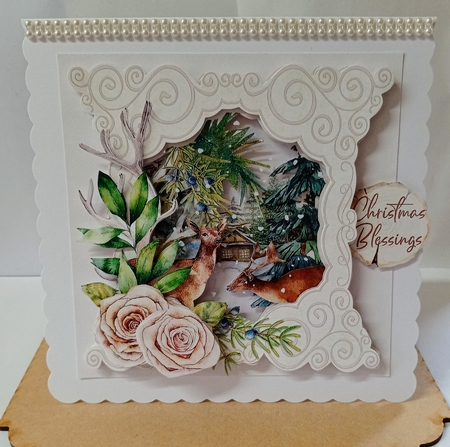 A Picture of Winter 3 3d Layered Card Fronts by Jackie Odonnell