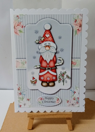 Scandinavian Santa Gnome A5 Mini Kit by Jackie Odonnell