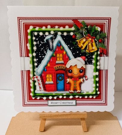 Christmas Ginger Mini Card Kit by Jackie Odonnell