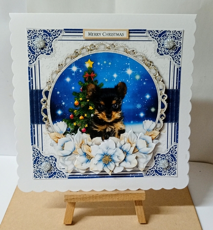 Christmas Dogs8 Mini Card Kit by Jackie Odonnell