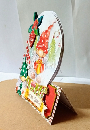 Christmas Gnomie Snow Globe Mini Kit by Jackie Odonnell