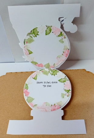 Merry Christmas to Yoo Hoo Snow Globe Mini Kit by Jackie Odonnell