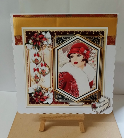 Art Deco Christmas 2 Mini Page Kit  by Jackie Odonnell