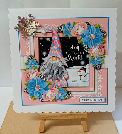 Christmas Gnomes Bumper Card Kit2 by Jackie Odonnell